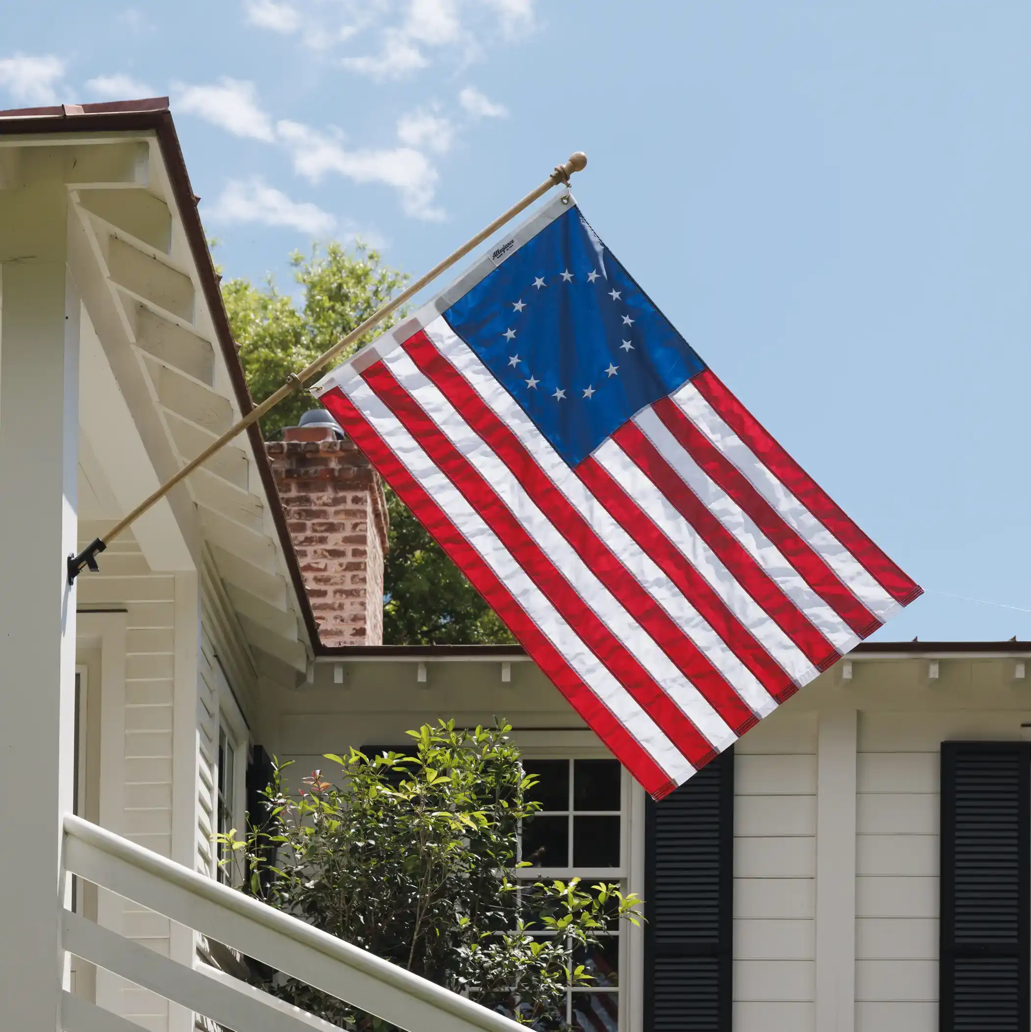 3' x 5' Betsy Ross Flag Set - Image 7